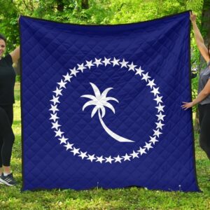 Chuuk Flag Premium Quilt A6  Quilt